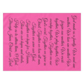 Family Prayer Tablecloth Tafelkleed (Voorkant (Horizontaal))