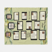 Family Recipe Keepsake Fleece Deken (Voorkant (Horizontaal))