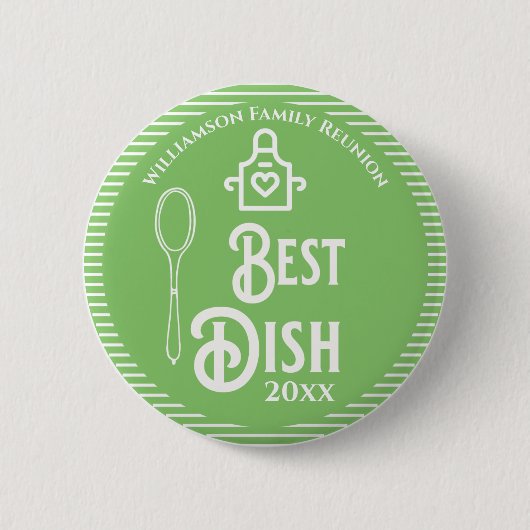 Family Reunion Award Best Potluck Dish Ronde Button 5,7 Cm (Voorkant)