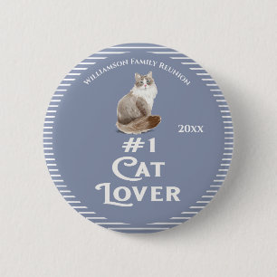 Family Reunion Award Cat Ronde Button 5,7 Cm