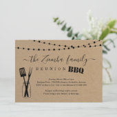 Family Reunion BBQ Uitnodiging (Staand voorkant)