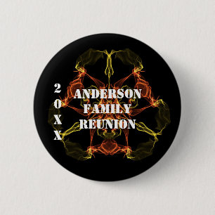 Family Reunion Bright Celestial Lights Memento Ronde Button 5,7 Cm