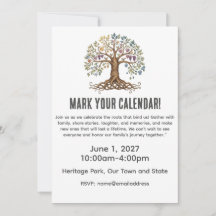 Family Reunion Celebration Invitation
