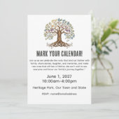 Family Reunion Celebration Invitation (Debout devant)