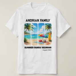 Family Reunion Custom - Summer Family Reunion T-shirt