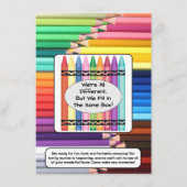 Family Reunion Fun Invitation Enclosure Card Informatiekaartje (Achterkant)