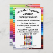 Family Reunion Fun Invitation Enclosure Card Informatiekaartje (Voorkant / Achterkant)