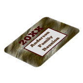 Family Reunion Gold Silver Abstract Keepomwille Magneet (Linkerzijde)