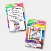 Family Reunion Invitation Badge (Avant & arrière)