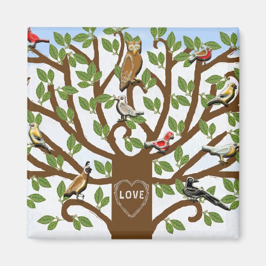 Family Reunion Keepomwille Gifts magnet Magneet (Voorkant)