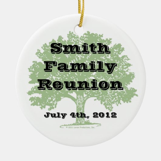 Family Reunion Keepomwille Keramisch Ornament (Voorkant)