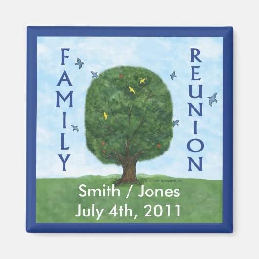 Family Reunion Magnet Magneet (Voorkant)