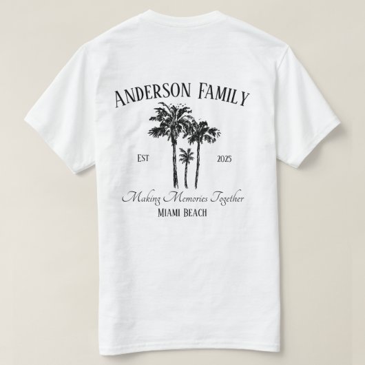 Family Reunion matching summer vacation T-Shirt (Design dos)