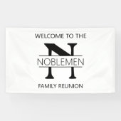 Family Reunion MONOGRAM Large Banner (Horizontaal)