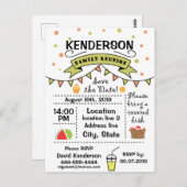 Family Reunion ontwerp Briefkaart (Voorkant / Achterkant)