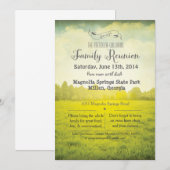 Family Reunion Park Invitation Kaart (Voorkant / Achterkant)