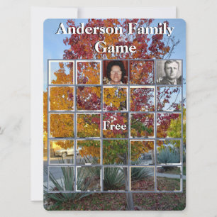 Family Reunion Photo Game Colorful Herfst Tree