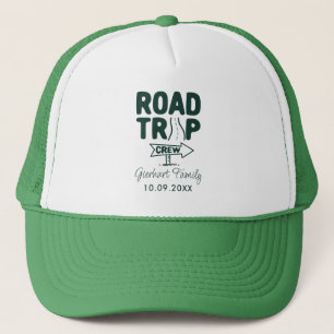 Family Reunion Road Trip Script Typografie Custom Trucker Pet