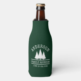 Family Reunion Rustic Pine Trees Green Flesjeskoeler