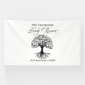 Family reunion tree backdrop banner (Horizontaal)