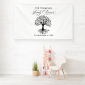 Family reunion tree backdrop banner (Insitu)