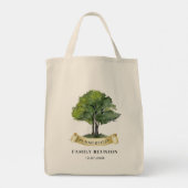 Family Reunion Tree Botanical Custom Tote Bag (Achterkant)
