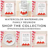 Family Reunion Watermelon Summer Party Kaart