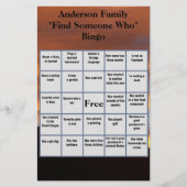 Family Reunion Zoek iemand en wat prijs games Flyer (Voorkant)