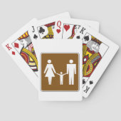 Family Road Sign Speelkaarten (Achterkant)