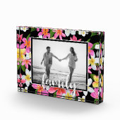 FAMILY Script Overlay Tropical Floral Fotoblokken (Rechts)