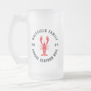 Family Seafood Boil Party 4 juli Custom Matglas Bierpul