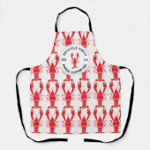 Family Seafood Boil Personalized Lobster Schort (Voorkant)