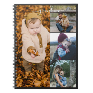 Family Simple Collage Modern Love oma mama Notitieboek