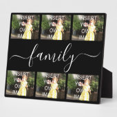 Family Six Photo Collage Plaque cadeau (Côté)