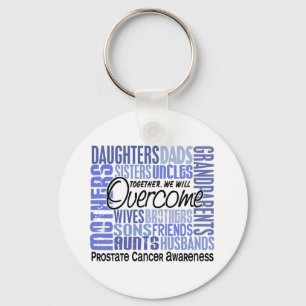 Family Square Prostate Cancer Sleutelhanger