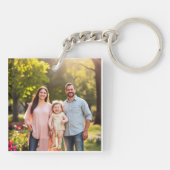 Family Square Sleutelhanger (Achterkant)