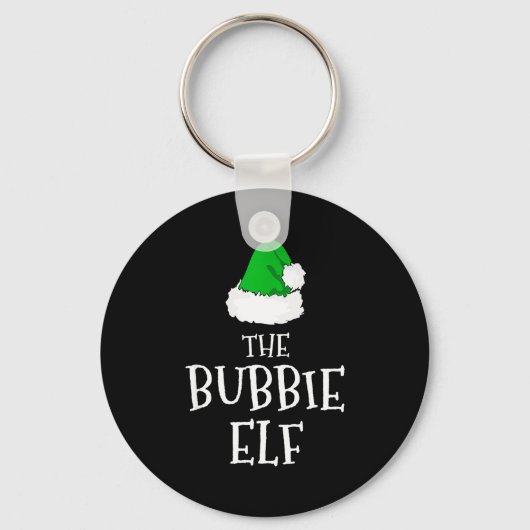 Family The Bubbie Elf Christmas Matching Pajama Fu Sleutelhanger (Voorkant)