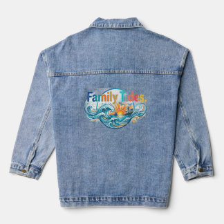 Family Tides – Samen Verbonden door Liefde T-Shirt Denim Jacket