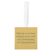 Family Tree Cube Kubus Ornament (Voorkant)