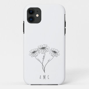 Family Tree Daisies Aangepaste kindernamen Monogra iPhone 11 Hoesje
