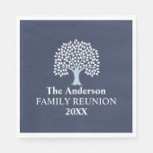 Family Tree Family Reunion Aangepaste naam/datum Servet (Voorkant)