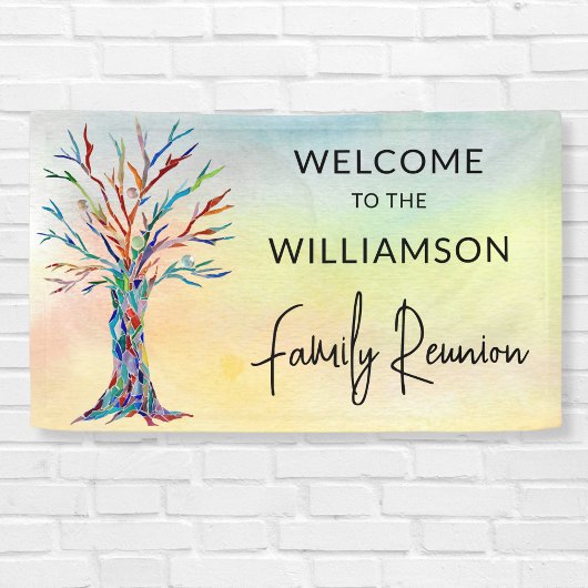 Family Tree Family Reunion Welkom Spandoek