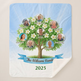 Family Tree Fotonamen Sherpa Heritage gezellige gr Sherpa Deken