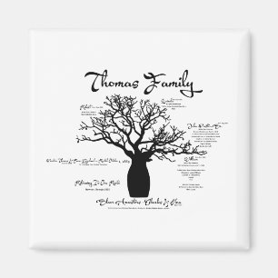 Family Tree Magnet Magneet