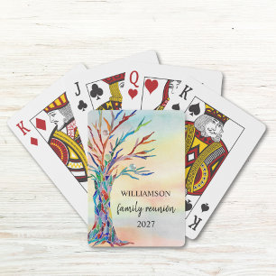 Family Tree Reunion Classic Playing Cards