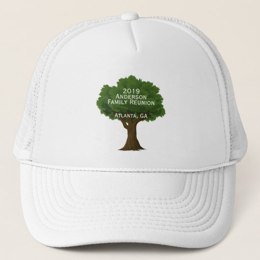 Family Tree Reunion Souvenir Trucker Pet (Voorkant)