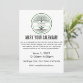 Family Tree Roots Uitnodiging (Staand voorkant)