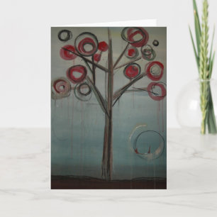 Family Tree Wenskaart van Kim Anderson Art Kaart