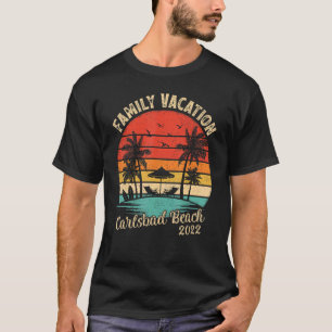 Family Vacation 2022 Retro California Carl T-shirt