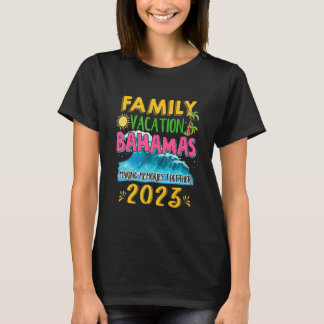 Family Vacation Bahamas 2023 Matching Group Summer T-shirt